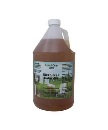 Preformed Enzyme Cleaner Enzyme Solution Multi-Purpose Cleaner Laudry Additive and More - Ready -To-Use - Fresh and Clean Scent - 128oz (1 Gallon)