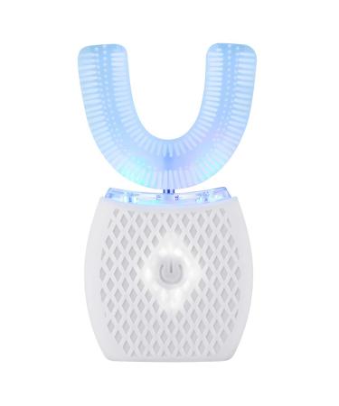 Electric Ultrasonic toothbrush ,Ultrasonic Toothbrush, Automatic 360  Ultrasonic Electric Toothbrush, Cold Tooth Whitening Instrument Automatic Toothbrush,Electric Sonic Toothbrush for Adults (White)