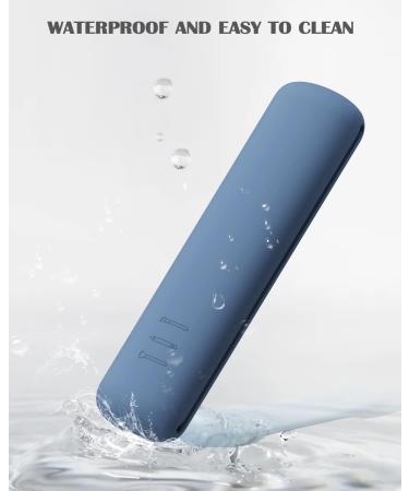 Buy Corneria Silicone Makeup Brush Holder & Organizer | Portable Travel Cosmetic Bag | B & C Directly Blue S - Buy Online on GoSupps.com