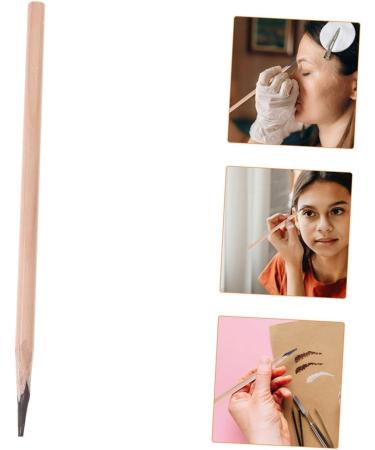 VINTORKY 3pcs Wooden Brow Crayon Natural Makeup Pencil Eyebrow Marker Pen Coffee Brow Pencil - Buy Online on GoSupps.com