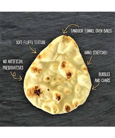 Stonefire Mini Naan (Original) - 18 Fresh Authentic Flatbreads in Resealable Packaging - Buy Online on GoSupps.com
