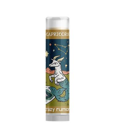 Crazy Rumors Capricorn (Earth Blend) Zodiac Soothing Lip Balm Stick for Dry Lips 100% Natural and Vegan 4g