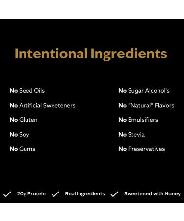 Jacob Bar Protein Bars Vanilla (9 Bars Total) - 20g Grass-Fed Protein No Seed Oils Nothing Artificial - Buy Online on GoSupps.com