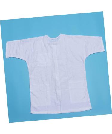 Ipetboom 1pc Salon Robes Smock Waetrproof Work Clothes Mens Overalls Hair Salon Clothes Jackets for Women Fashion Short Sleeve Jacket for Women Mens Jackets Print White Clothing - Buy Online on GoSupps.com