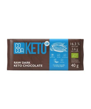 CO COA Celebration Chocolat Noir BIO Keto 40g Sans Gluten 0% Sucre Ajout Snack Faible en Glucides avec Huile MCT Parfait pour R gime C tog ne Sans Additifs Aromatiques