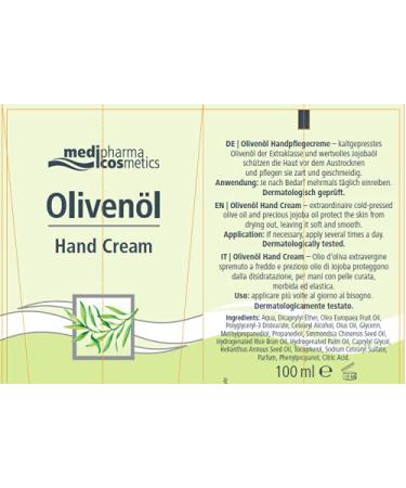 Medipharma Cosmetics Hands Repairing Cream 100ml | Moisturizing Olive Oil Cream for Soft & Velvety Hands - International Shipping - Buy Online on GoSupps.com