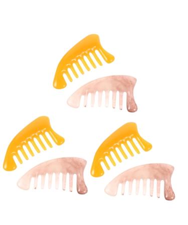FOMIYES 6 STK Massage comb Multiple tools Hair massage devices massage comb massage comb neck massager scratch massager massage plate care scratch board massage brush jade comb scratch comb