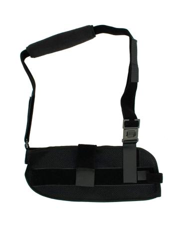 Sammons Preston Super Sling Plus Complete Small Shoulder Immobilizer Arm Sling Supports Elbow and Wrist Weight Distribution for Post Surgery Operation and Injury Abduction Positioning Pillow Small Complete