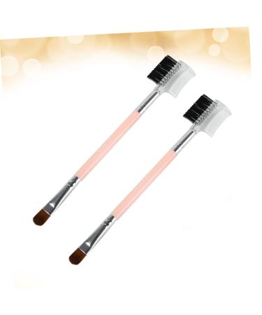 Didiseaon 1 Duo Eyebrow Brush - Professional Double-Headed Makeup Brush for Eyeshadow & Eyelash - Miss Pink Cosmetics Tool for Flawless Makeup - Buy Online on GoSupps.com