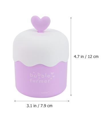 Face Wash Foam Maker - Portable Facial Cleanser Whip Cup for Travel & Home (Purple) | Perfect for Fresh Foamy Cleanse - Buy Online on GoSupps.com