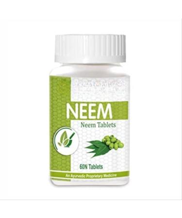 Neem Capsules Supplement for Hair Body Clean and Healthy Skin Pure Herbs for Skin Wellness Improves Skin Health -60 Capsules