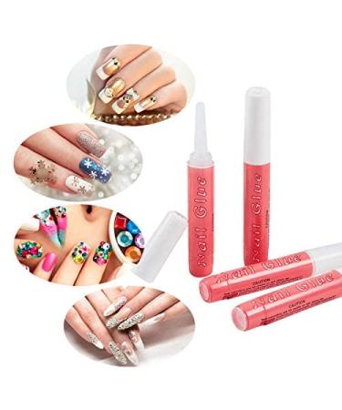 40 Pc Nail Tip Glue - False Adhesive Acrylic Nails Makeup - 0.07 oz - Buy Online on GoSupps.com