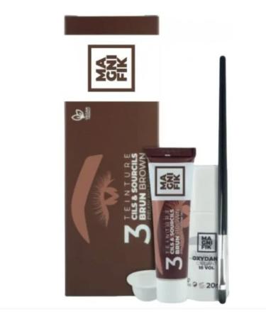 Generik Magnifik Generik Eyelash and Eyebrow Dye Kit No. 3 Brown