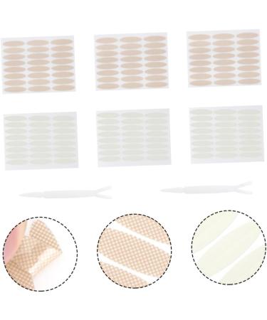 Housoutil Hooded Eyelid Tape 3pcs Stickers Lace Eyelid Tape Women Eyelid Tape Double Eyelid Sticker Hooded Y-shaped Fork mediumx3pcs - Buy Online on GoSupps.com