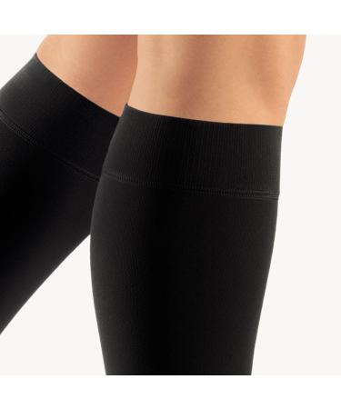 BORT AktiVen Extra CCL2 AD Compression Stockings - Short Open Toe Black | Buy Internationally - Buy Online on GoSupps.com
