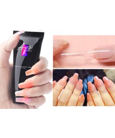 Builder Gel For Nails 30ml Professional Poly Nails Gel Extension Gel Nail Enhancement Manicure Easy DIY at Home (Clear) - Buy Online on GoSupps.com