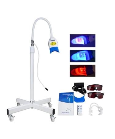 Tinsay Dental Teeth LED Whitening Lamp Bleaching Blue/Red/Purple Light 3 Colors  Teeth Whitening Light with Remote Control