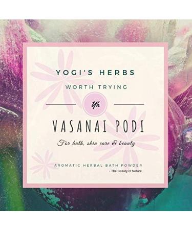 Yogis Herbs Vasanai Podi Herbal Bath Powder - Cool & Refreshing | 200g - Buy Online on GoSupps.com