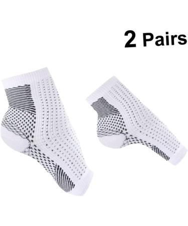 Buy 2 Pairs Ankle Support Socks | Heel Support Sleeve & Tabi Ankle Sock for Plantar Fasciitis Relief - Best Elastic Stockings Online - Buy Online on GoSupps.com