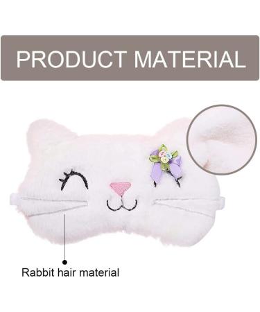 Cat Shape Eye Mask for Kids & Adults - Sleep Mask for Home, School, Travel - Buy Online on GoSupps.com