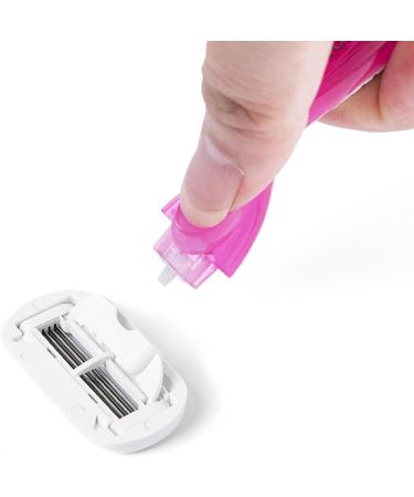 Aibyks Women's Razor | Portable Lady Shaver Set with 4-Layer Blade & Protective Mesh - Perfect for Leg & Body Hair Removal - Buy Online on GoSupps.com