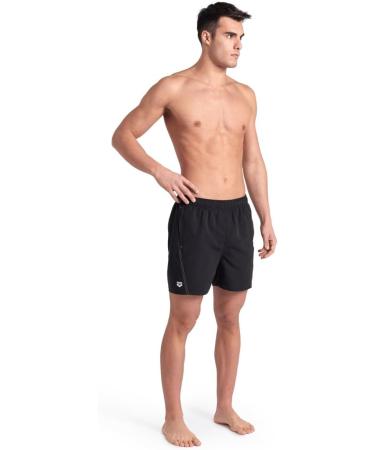 Buy ARENA Men's Fundamentals Logo Boxer R Swim Trunks - Black/White (1 Pack) | International Shipping Available - Buy Online on GoSupps.com