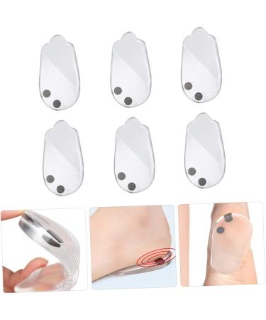Buy GLEAVI Orthopedic Heel Pad Insoles - 3 Pairs Transparent Foot Support Gel Pads for Pain Relief - 8.8x4.2cm - Buy Online on GoSupps.com