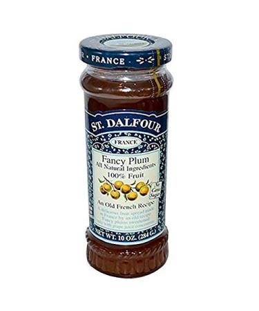 St. Dalfour Fancy Plum All Natural Ingredients 100% Fruit, 10oz (284g), 2 Pack