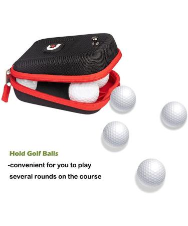 ACHIX Golf Rangefinder Hard Shell Case - Compatible with Bushnell/Callaway/Tectectec - Universal Laser Range Finder Carry Bag with Carabiner Belt Clip - Black - Buy Online on GoSupps.com