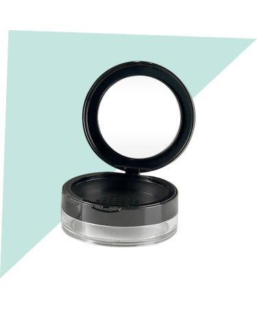 FOMIYES 3 pcs Cosmetic Empty G Mirror Black Loose with Case Portable Dispensing Powder Container - Buy Online on GoSupps.com