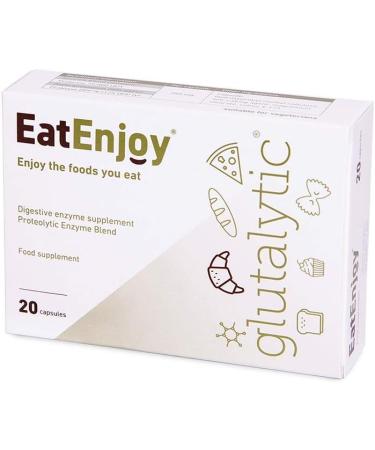 Gluten-Free Digestive Support: EatEnjoy Glutalytic Gluten Intolerance Pills - Buy Online on GoSupps.com