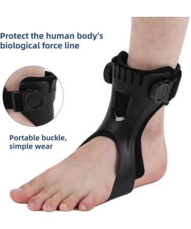 Yinhing Drop Foot Brace - Ankle Foot Orthosis for Men & Women | Support for Achilles Tendon - XL Left Foot - Buy Online on GoSupps.com
