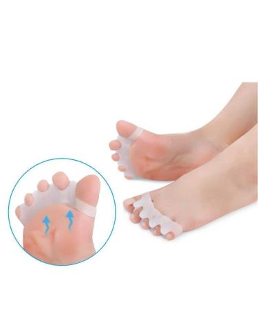 UNZYE Gel Toe Separator for Bunion Relief & Pain Alleviation - Men & Women - 1 Pair - Buy Online on GoSupps.com