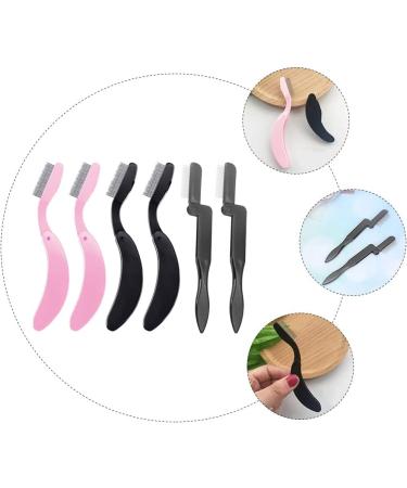 Buy Minkissy 6-Piece Foldable Eyebrow Comb Set | Stainless Steel Eyelash Separators & Mascara Tool - Collapsible & Portable - Buy Online on GoSupps.com