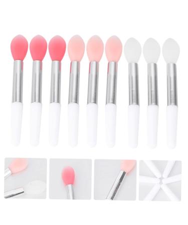 FRCOLOR 9pcs Silicone Lip Brush Set | Makeup Applicators & Lipstick Brushes | Assorted Colors for Perfect Application - Buy Online on GoSupps.com