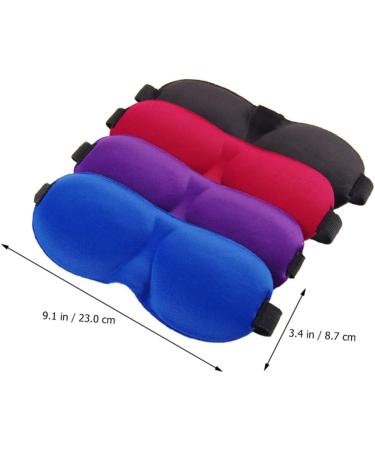 Buy Gatuida 16 Pcs Blackout Sleep Mask Set - Light Blocking Eye Covers for Travel & Sleep - Memory Foam & 3D Design - Perfect for Adults - Available in Black Blue Purple Red - Buy Online on GoSupps.com