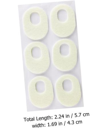Hoement 6 Sheets Felt Corn Stickers Thick Felt Foot Pads Felt Foot Corn Stickers Comfortable Corn Pads Corn Pads for Shoes Painless Corn Pads Foot Corn Pads Foot Corn Treatment Pads - Buy Online on GoSupps.com