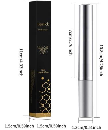 Black Honey Lipstick Tinted Lip Balm Hydrating Natural Glossy Lip Balm Moisturizing Makeup Lipstick (2PCS) - Buy Online on GoSupps.com