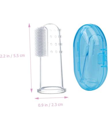 Minkissy 9pcs Finger Toothbrush Set | Kids & Dogs Oral Care | Cleaning Brush & Massager - Buy Online on GoSupps.com
