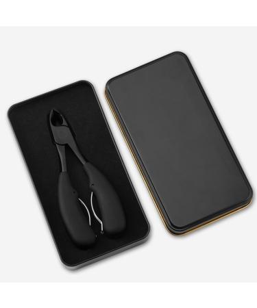 1Pc Double Spring Nail Scissors Metal Nail Manicure Nail Trimmer Nail Cutter Toe Finger Manicure Stainless Steel Clippers 12.9X5.4X2cm Black - Buy Online on GoSupps.com