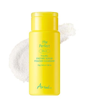 Ariul The Perfect Yulmu Enzyme Scrub Powder Cleanser Gentle Exfoliation with Job s Tears & Enzymes Pore Cleansing Non-Irritating & & Vegan Formula Korean Skin Care 55g / 1.94 oz