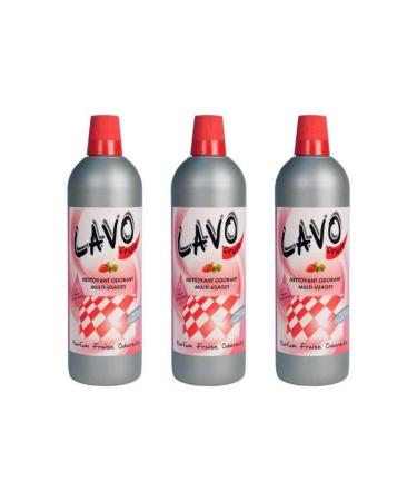 Lavo Fruit Pack of 3 Multi-Purpose Odor Cleaner Strawberry 1L