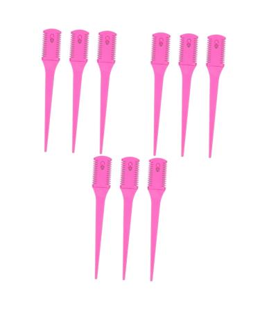 FRCOLOR 9 STK Spitzer Schwanzkamm combs for the haircut Salon hair cutter cutter hair cutting ridge haircuts delivers hair thin comb razor blade pp modeling accessories child