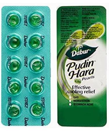 Pudin Hara Pearls - 20 Strips for Instant Relief | Natural Digestive Aid - Buy Online on GoSupps.com