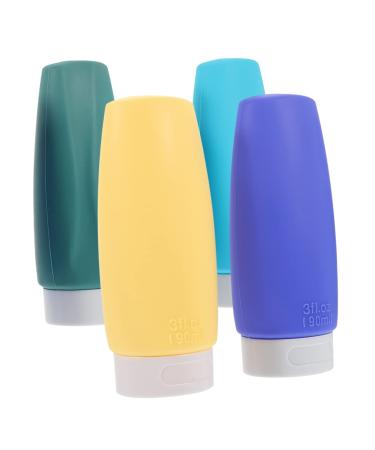 Beavorty Travel Lotion Bottle 4pcs Bottled Shampoo Travel Silicone Toiletries Bottle