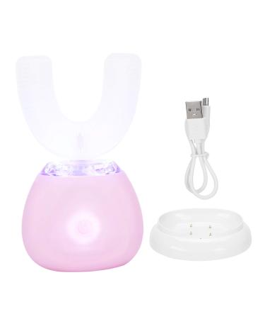 U-Shaped Kids Automatic Toothbrush 360 Smart U-Shape Toothbrush Toothbrush Electric U Shaped Toothbrush Toothbrush for Ultrasonic for Child Adult(Pink)
