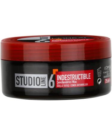 L OR AL PARIS - Studio Line Indestructible - Strong Hold Sculpting Wax - All Hair Types - Men and Women - 75ml - Buy Online on GoSupps.com