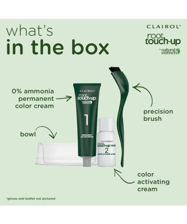 Clairol Root Touch-Up by Natural Instincts Permanent Hair Dye - 2 Black Hair Color - Pack of 1 - Buy Online on GoSupps.com