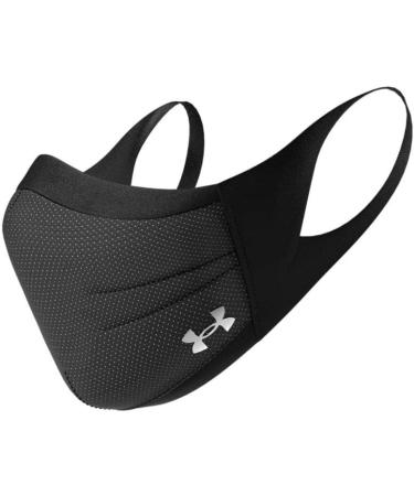 Under Armour Adult Sports Mask Black (002)/Silver Chrome X-Small/Small X-Small/Small - Sports Mask Black (002)/Silver Chrome - Buy Online on GoSupps.com