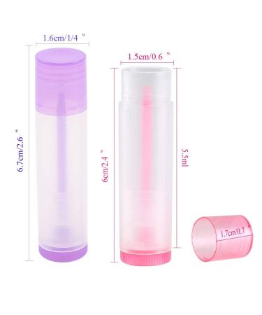 Proleo 50pcs Empty Lipstick Containers - 5G DIY Lip Balm & Cosmetic Storage with Colored Sleeves - Buy Online on GoSupps.com
